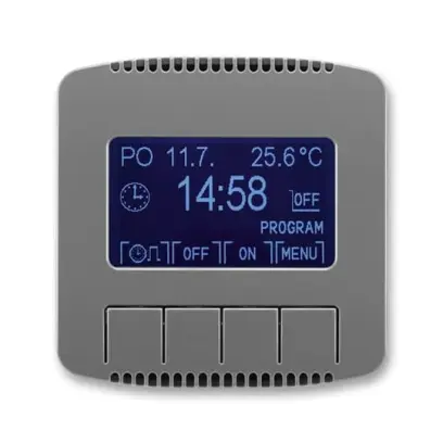 hodiny spínací programovatelné TANGO 3292A-A20301 S2 kouřová šedá